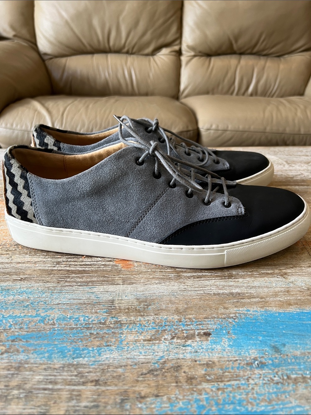 TCG Cooper Men's Suede and Leather Sneakers Size 46/13